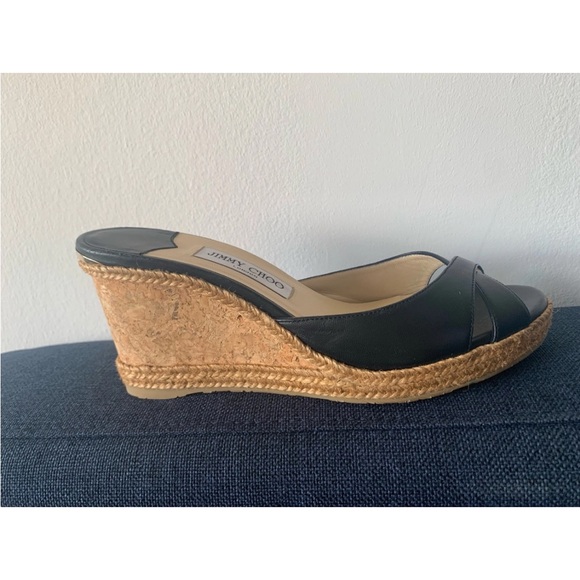 Jimmy Choo Leather Espadrilles 41.5 EU Never Worn - Picture 2 of 5